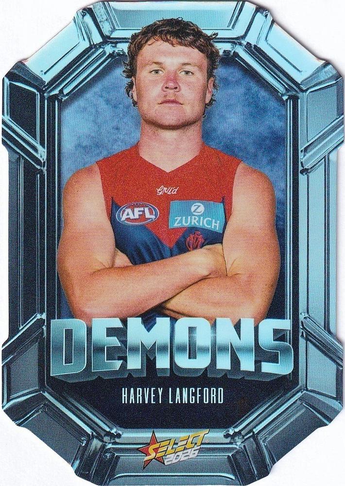Harvey Langford #OC93 Melbourne Demons | 2026 Select AFL Footy Stars - Octane Team Colours