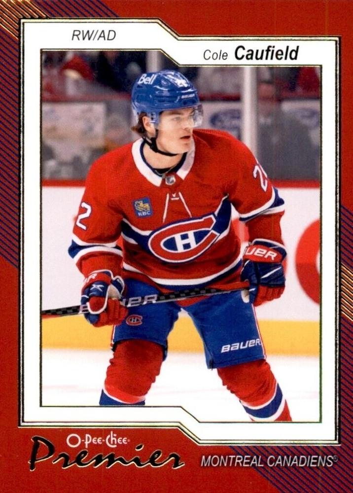 Cole Caufield #P-14 Montreal Canadiens | 2023-24 O-Pee-Chee Premier