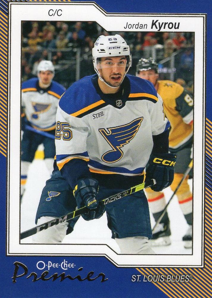 Jordan Kyrou #P-1 St. Louis Blues | 2023-24 O-Pee-Chee Premier