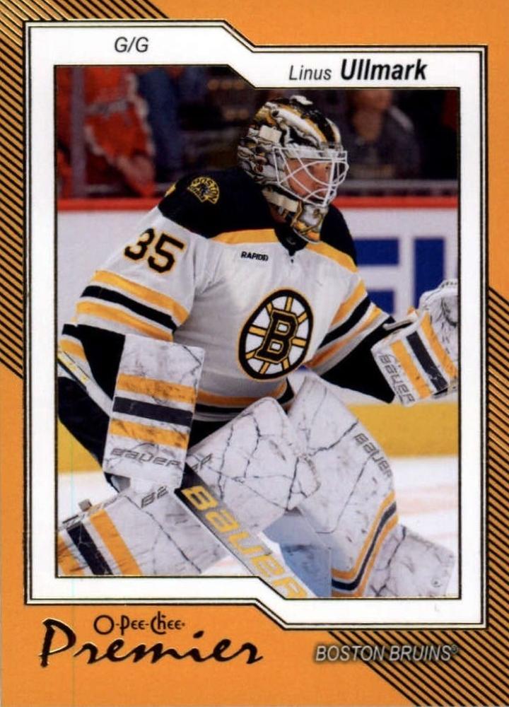 Linus Ullmark #P-2 Boston Bruins | 2023-24 O-Pee-Chee Premier