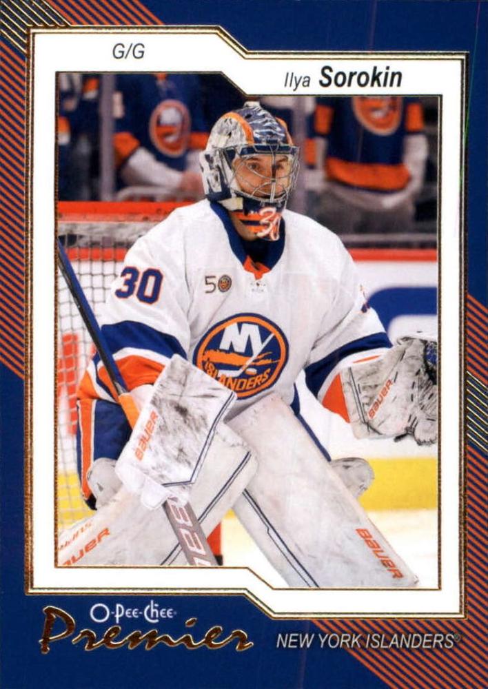 Ilya Sorokin #P-32 New York Islanders | 2023-24 O-Pee-Chee Premier