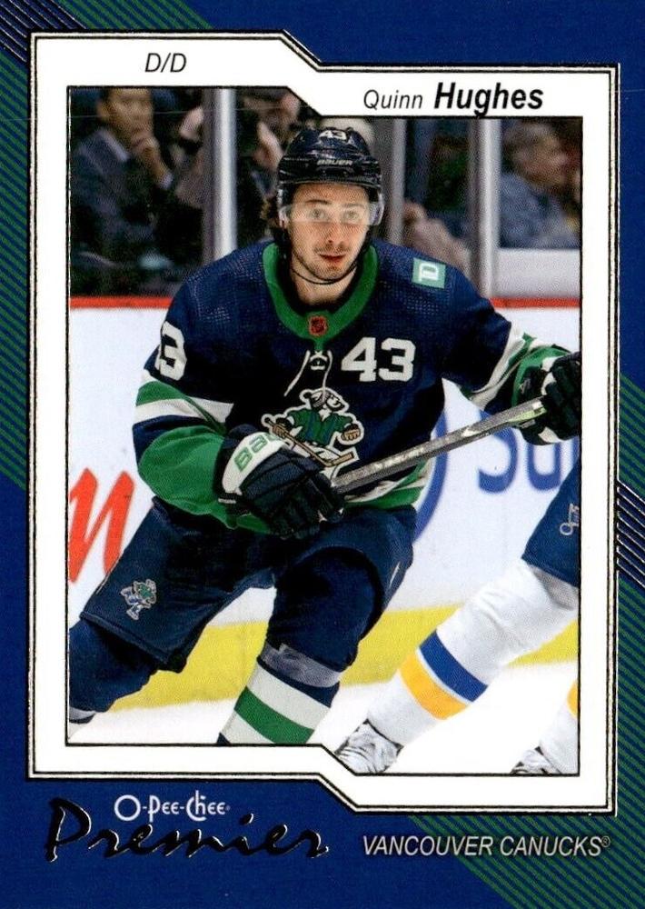 Quinn Hughes #P-33 Vancouver Canucks | 2023-24 O-Pee-Chee Premier