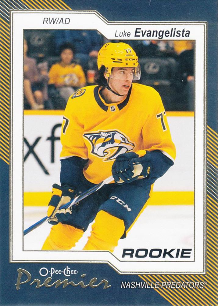 Luke Evangelista #P-78 Nashville Predators | 2023-24 O-Pee-Chee Premier