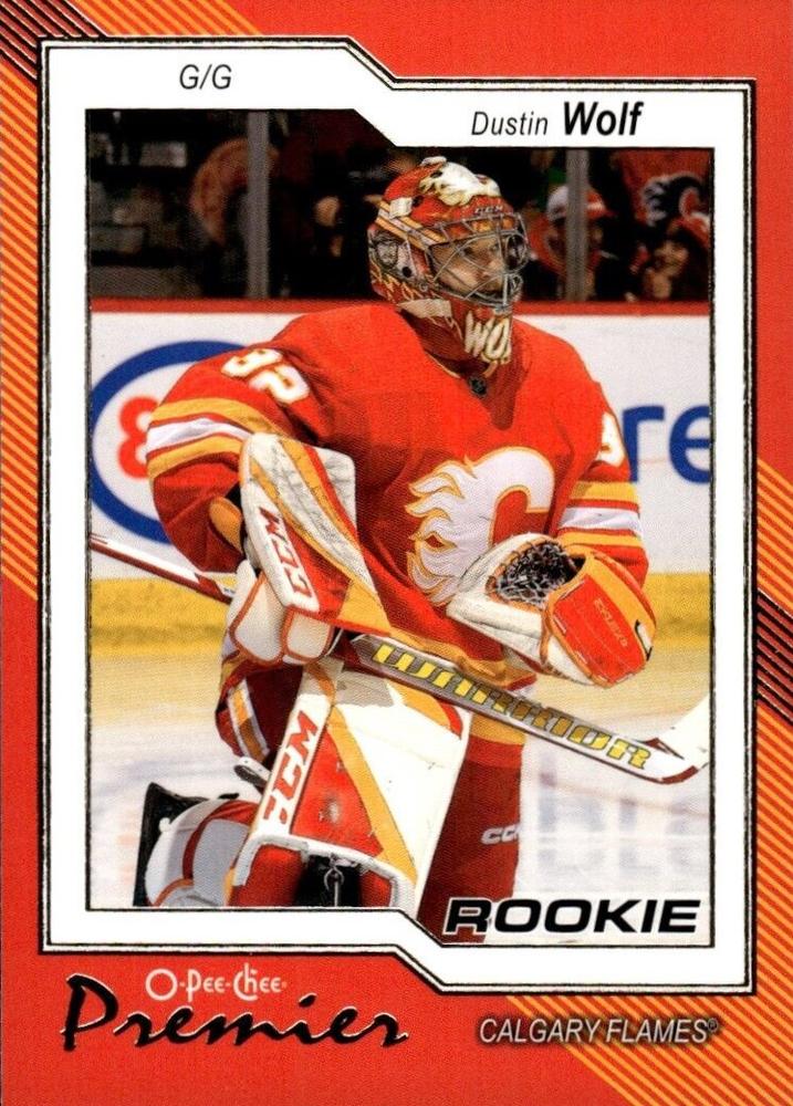 Dustin Wolf #P-85 Calgary Flames | 2023-24 O-Pee-Chee Premier