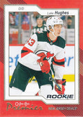 Luke Hughes #P-87 New Jersey Devils | 2023-24 O-Pee-Chee Premier