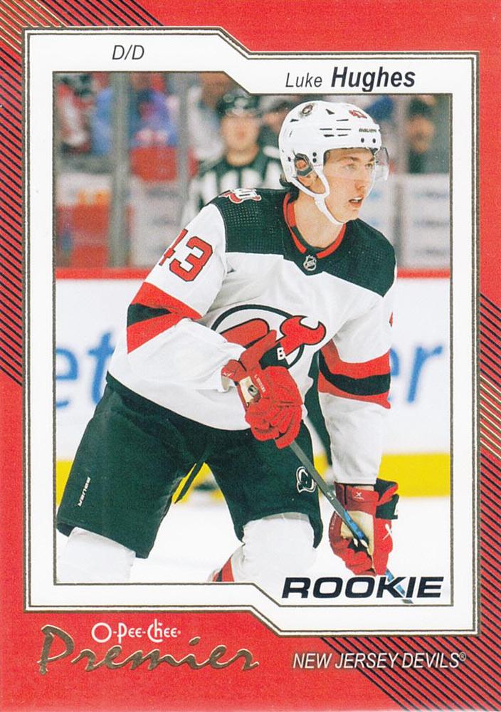 Luke Hughes #P-87 New Jersey Devils | 2023-24 O-Pee-Chee Premier