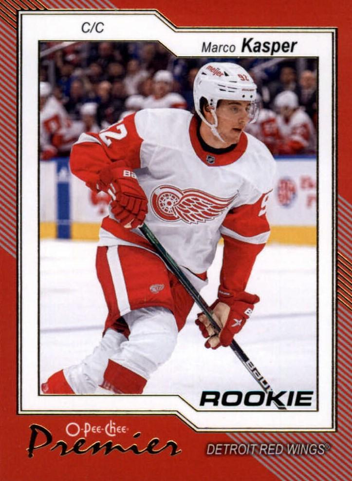 Marco Kasper #P-89 Detroit Red Wings | 2023-24 O-Pee-Chee Premier