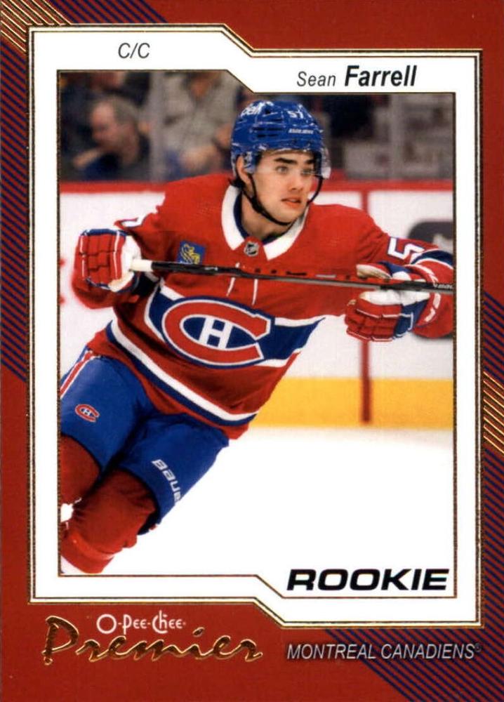 Sean Farrell #P-90 Montreal Canadiens | 2023-24 O-Pee-Chee Premier
