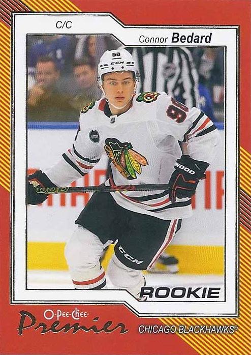 Connor Bedard #P-91 Chicago Blackhawks | 2023-24 O-Pee-Chee Premier