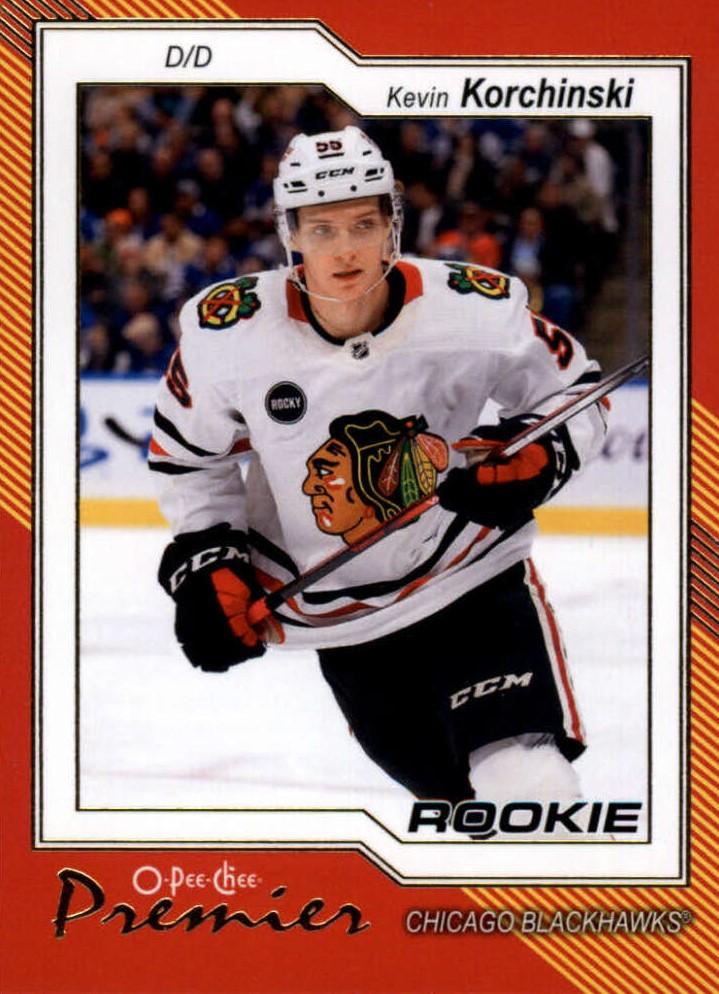 Kevin Korchinski #P-92 Chicago Blackhawks | 2023-24 O-Pee-Chee Premier