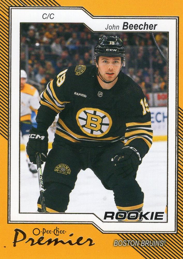 John Beecher #P-99 Boston Bruins | 2023-24 O-Pee-Chee Premier