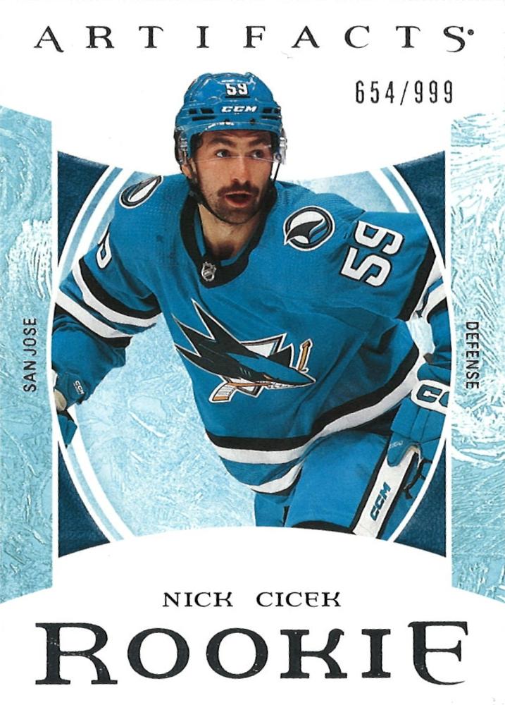 Nick Cicek #RED224 San Jose Sharks | 2022-23 Upper Deck Artifacts
