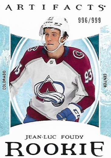 Jean-Luc Foudy #RED234 Colorado Avalanche | 2022-23 Upper Deck Artifacts