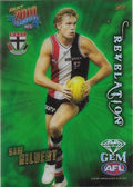 Sam Gilbert #RG25 St. Kilda Saints | 2010 Select AFL Champions - Revelations Green Gem