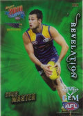 Chris Masten #RG30 West Coast Eagles | 2010 Select AFL Champions - Revelations Green Gem