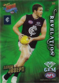 Aaron Joseph #RG6 Carlton Blues | 2010 Select AFL Champions - Revelations Green Gem