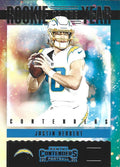 Justin Herbert #RY-JHE | 2020 Panini Contenders Rookie of the Year Contenders |  | NFL Football