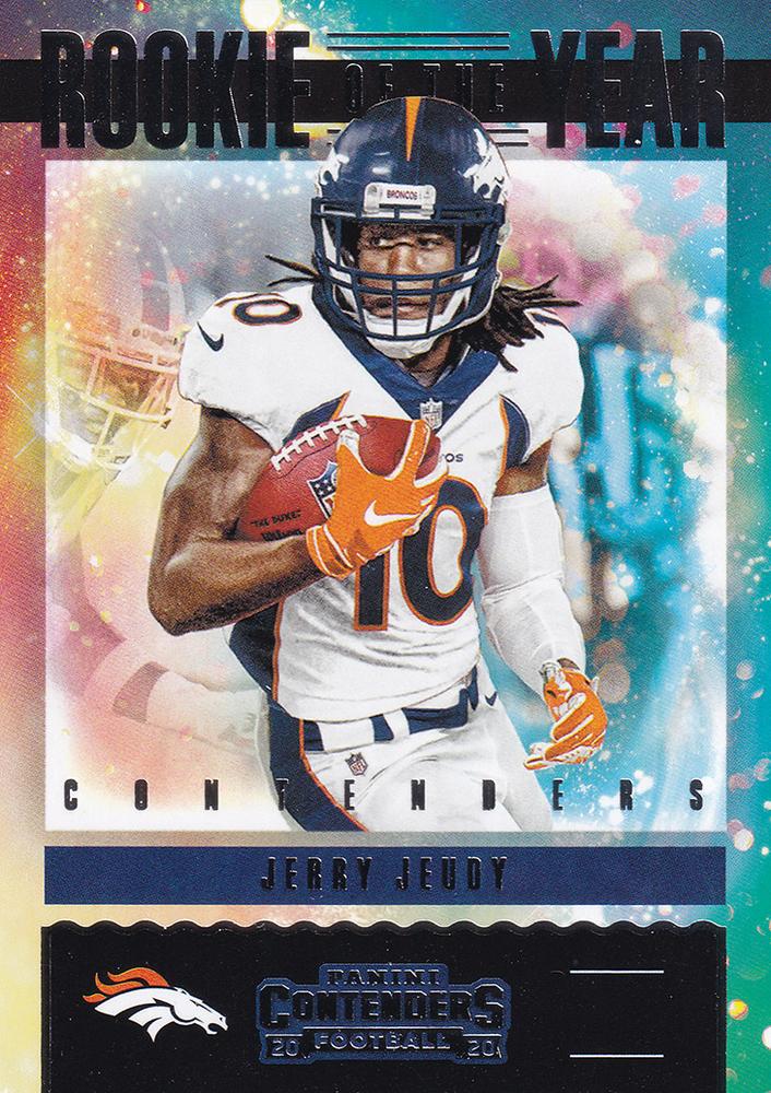 Jerry Jeudy #RY-JJE | 2020 Panini Contenders Rookie of the Year Contenders |  | NFL Football
