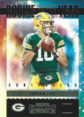 Jordan Love #RY-JLO | 2020 Panini Contenders Rookie of the Year Contenders |  | NFL Football