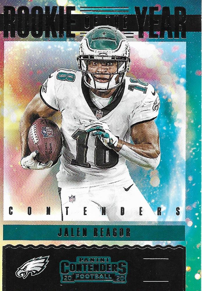Jalen Reagor #RY-JRE | 2020 Panini Contenders Rookie of the Year Contenders |  | NFL Football