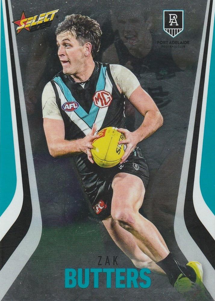Zak Butters #S160 Port Adelaide Power | 2026 Select AFL Footy Stars Silver Foil