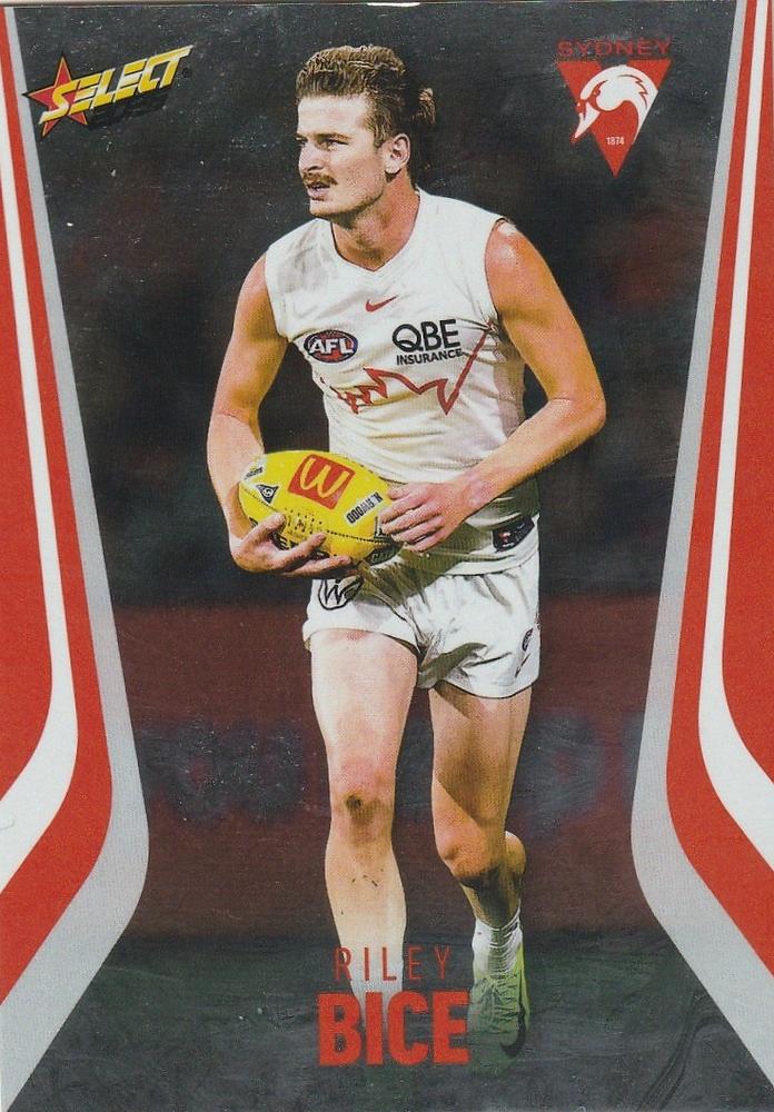 Riley Bice #S196 Sydney Swans | 2026 Select AFL Footy Stars Silver Foil