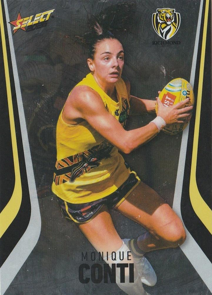 Monique Conti #S261 Richmond Tigers | 2026 Select AFL Footy Stars Silver Foil