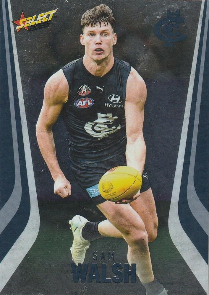 Sam Walsh #S37 Carlton Blues | 2026 Select AFL Footy Stars Silver Foil