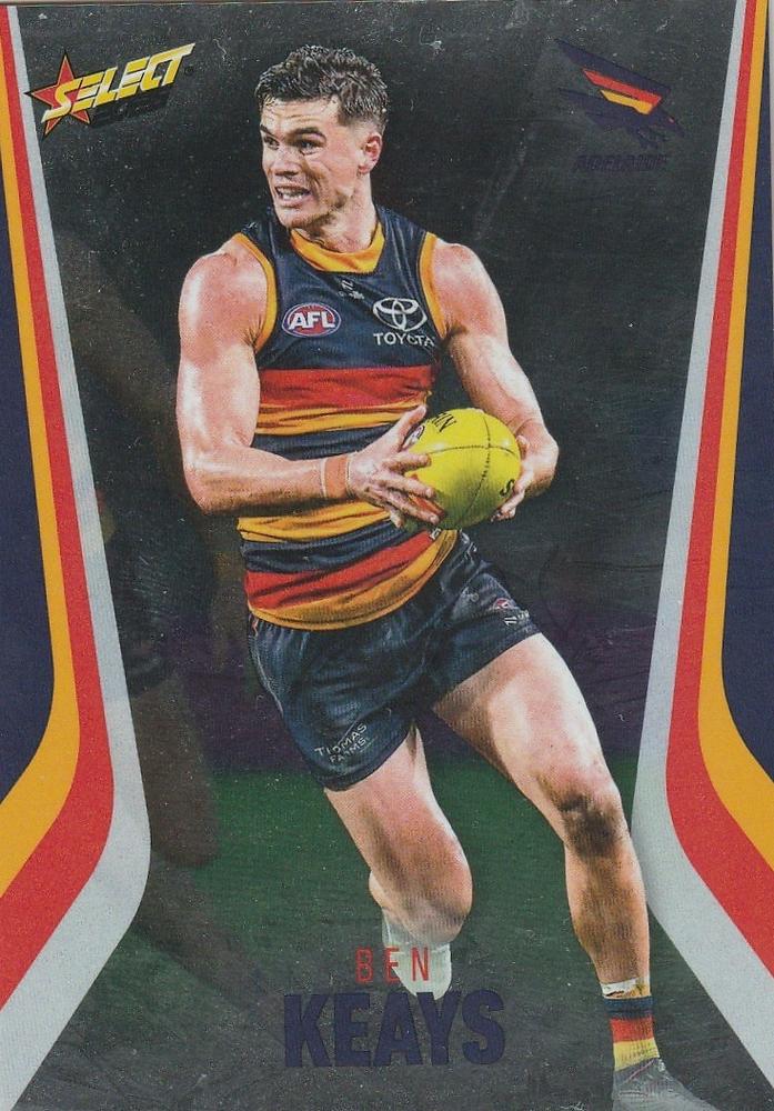 Ben Keays #S4 Adelaide Crows | 2026 Select AFL Footy Stars Silver Foil