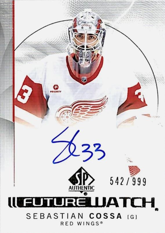 Sebastian Cossa #SC Detroit Red Wings | 2024-25 SP Authentic