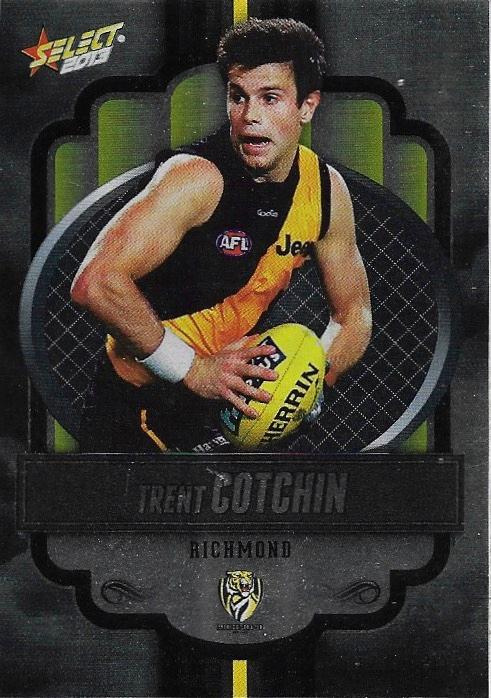 Trent Cotchin #SP162 Richmond Tigers | 2013 Select AFL Champions Silver Parallel