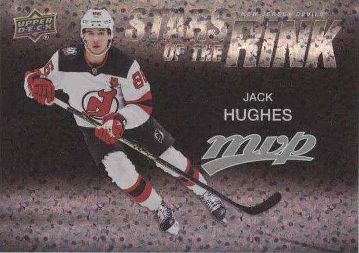 Jack Hughes #SS-21 New Jersey Devils | 2023-24 Upper Deck MVP Stars of the Rink