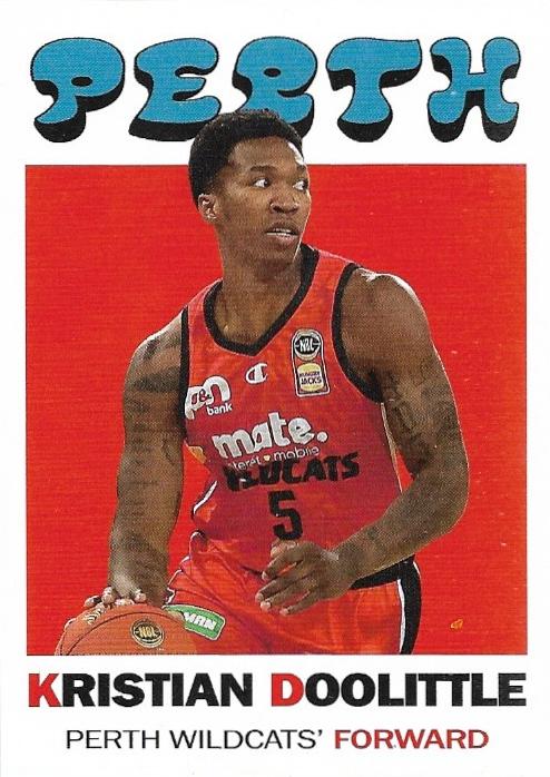 Kristian Doolittle #TB-14 Perth Wildcats | 2023-24 Topps NBL - 1971 Topps Basketball