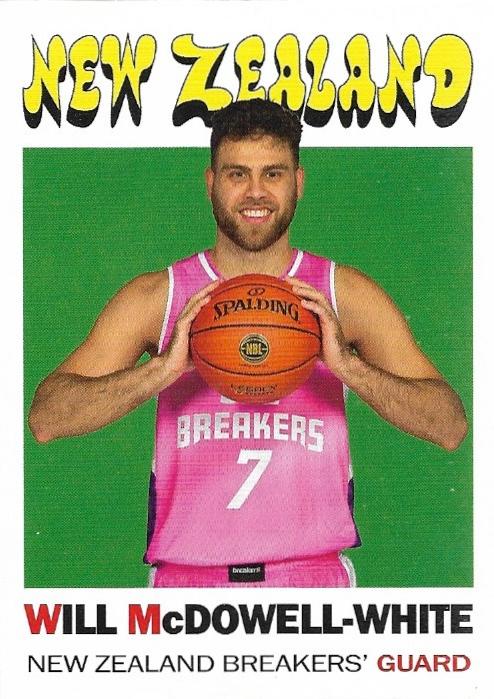 Will McDowell-White #TB-21 New Zealand Breakers | 2023-24 Topps NBL - 1971 Topps Basketball