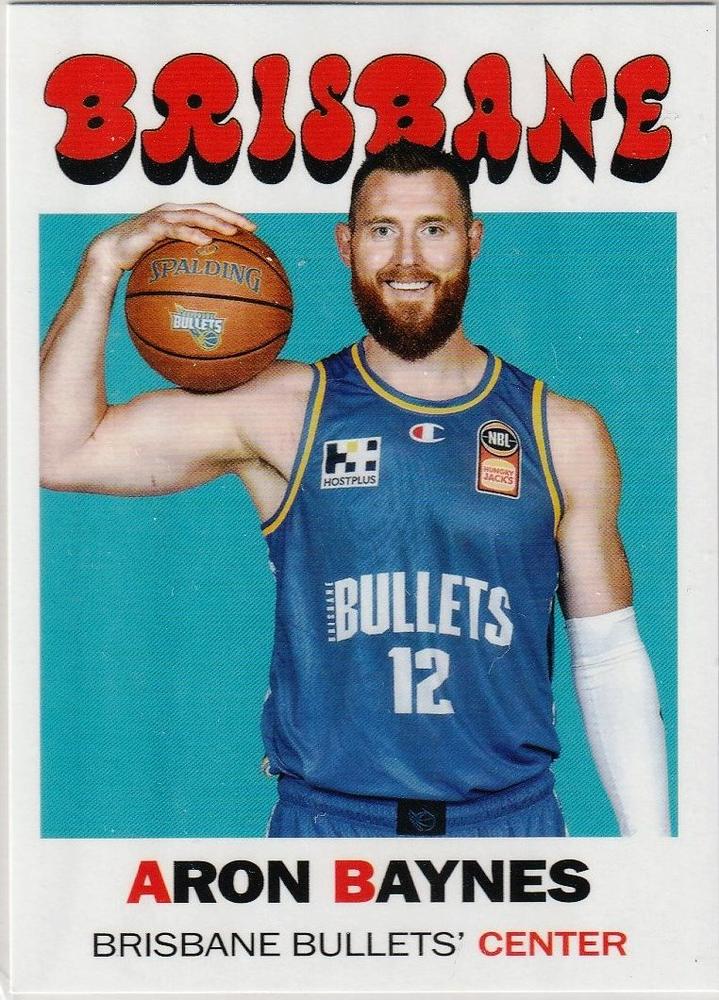 Aron Baynes #TB-4 Brisbane Bullets | 2023-24 Topps NBL - 1971 Topps Basketball