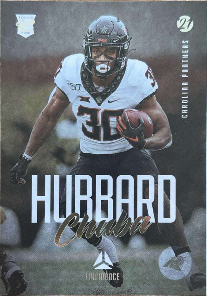 Chuba Hubbard #161 | 2021 Panini Luminance (front)