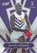 Michael Frederick #LT65 | 2025 Select AFL Footy Stars Luminous Thunderbolt (front)