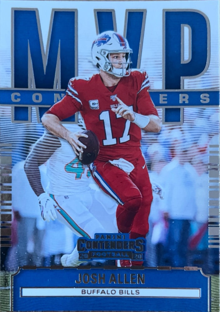 Josh Allen #MC-JAL | 2020 Panini Contenders MVP Contenders (front)