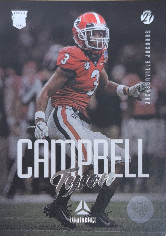 Tyson Campbell #107 Rookie | 2021 Panini Luminance | NFL Football (front)