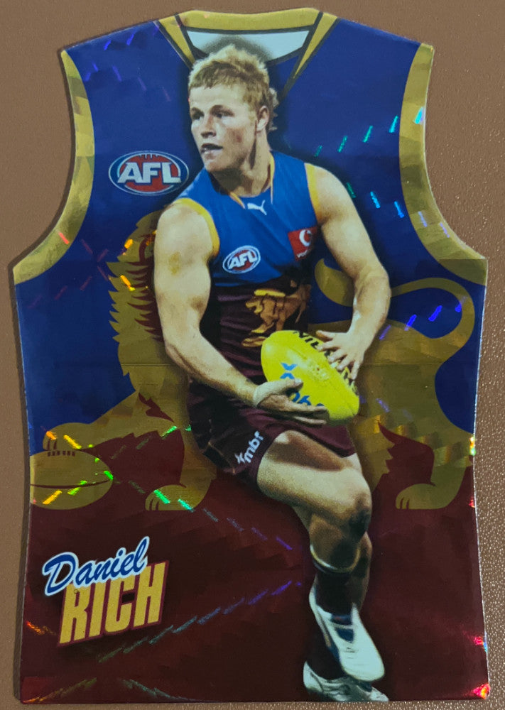 Daniel Rich #GDC25 Brisbane Lions | 2010 Select AFL Champions - Holographic Guernseys (front)