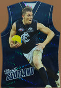 Heath Scotland #GDC33 Carlton Blues | 2010 Select AFL Champions - Holographic Guernseys (front)