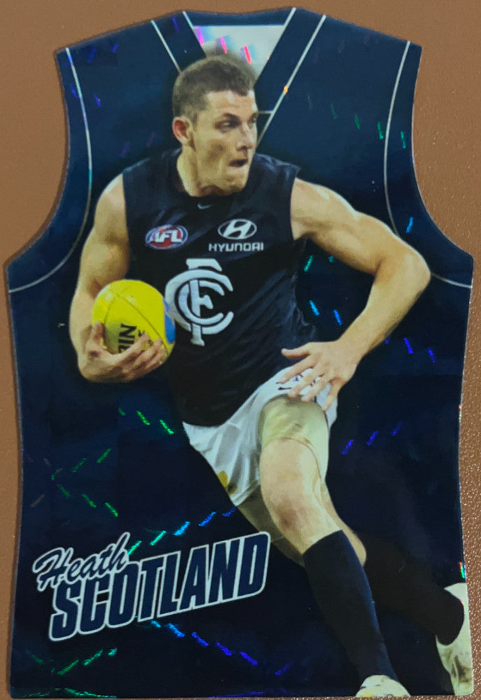 Heath Scotland #GDC33 Carlton Blues | 2010 Select AFL Champions - Holographic Guernseys (front)