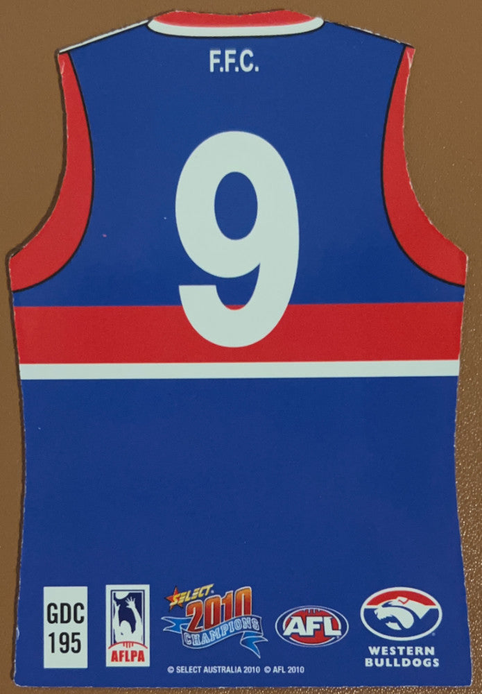 Lindsay Gilbee #GDC195 Western Bulldogs | 2010 Select AFL Champions - Holographic Guernseys (back)