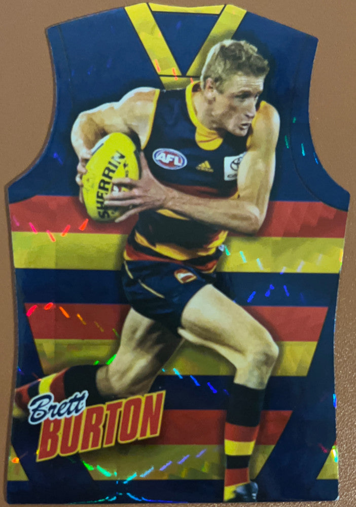 Brett Burton #GDC7 Adelaide Crows | 2010 Select AFL Champions - Holographic Guernseys (front)
