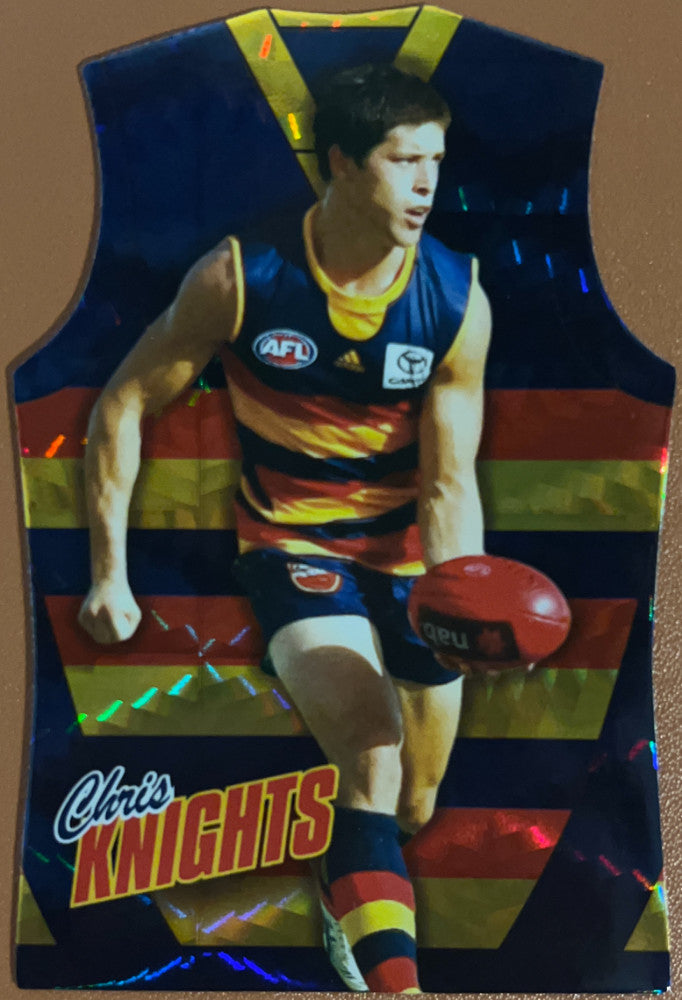 Chris Knights #GDC12 Adelaide Crows | 2010 Select AFL Champions - Holographic Guernseys (front)