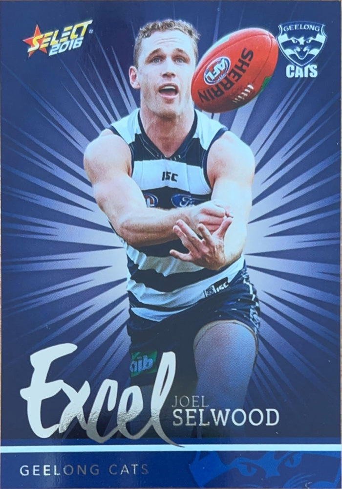 Joel Selwood #EP87 Geelong Cats | 2016 Select Footy Stars Excel (front)