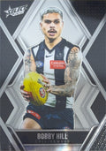 Bobby Hill #L39 Collingwood Magpies | 2025 Select AFL Footy Stars Luminous (front)