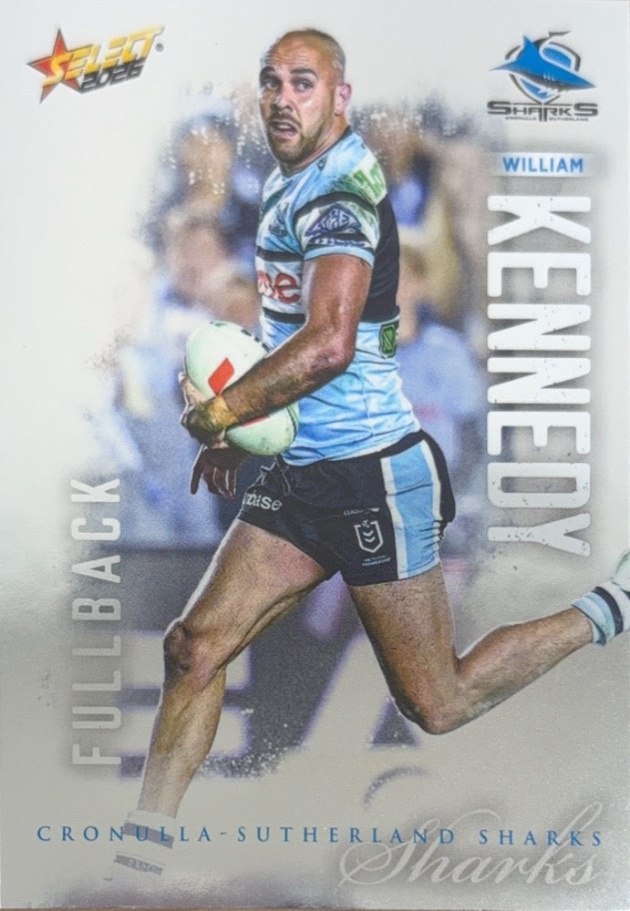 William Kennedy #46 | 2026 Select NRL League Heroes Silver (front)
