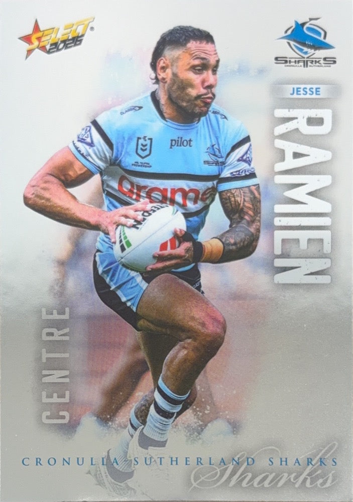 Jesse Ramien #50 | 2026 Select NRL League Heroes Silver (front)