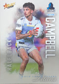 Jayden Campbell #68 Gold Coast Titans | 2026 Select NRL League Heroes Silver (front)